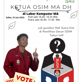 ESTAFET KEPEMIMPINAN OSIM MA SEGERA BERLANJUT!!