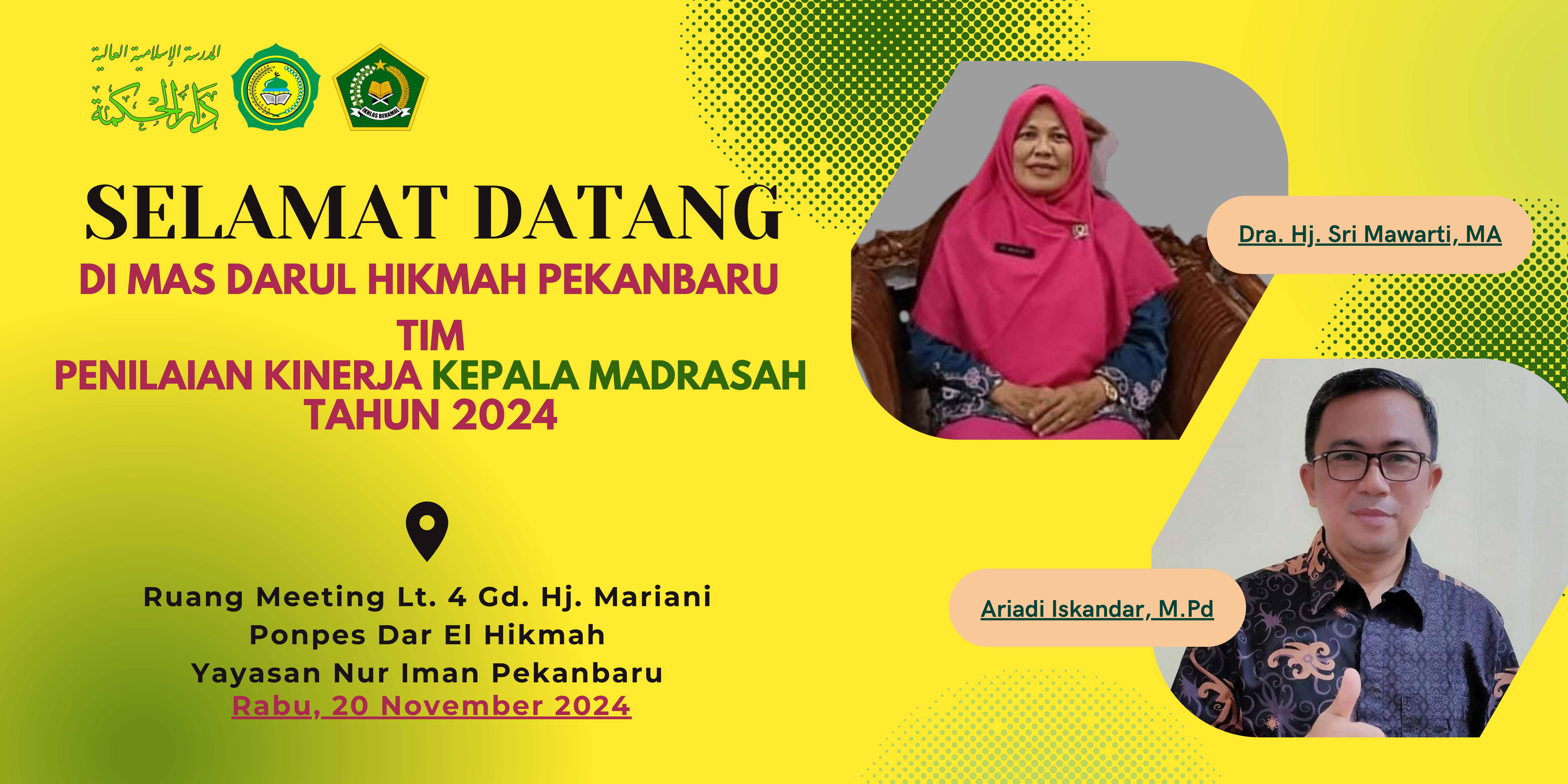 Penilaian Kinerja Kepala Madrasah (PKKM) MAS Darul Hikmah Pekanbaru