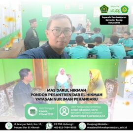 Supervisi Pembelajaran – Pengawas Kemenag – MAS Darul Hikmah Pekanbaru