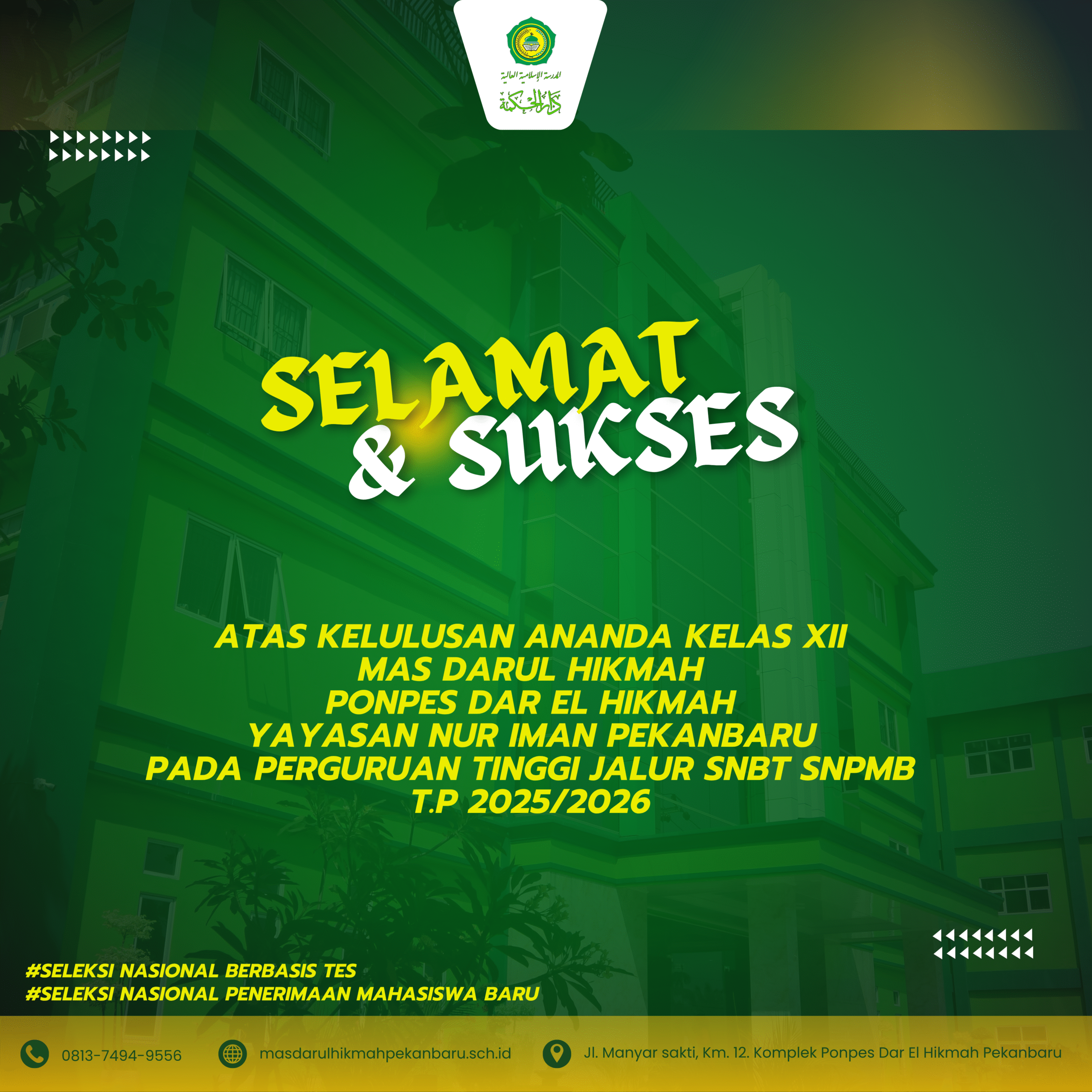 LULUS PERGURUAN TINGGI – JALUR SNBT SNPMB TAHUN 2025